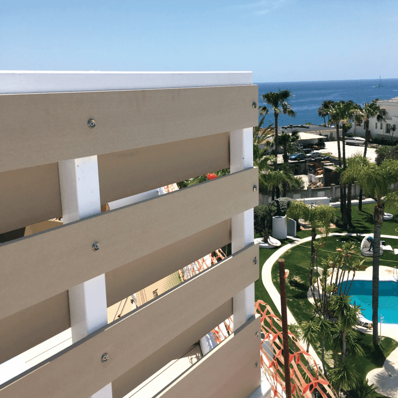 Higher density but lighter composite wall paneling cladding